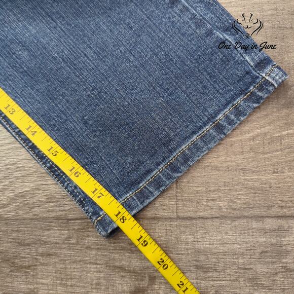 White House Black Market Pedal Pusher Capri Jeans Size 6 - Picture 5 of 6